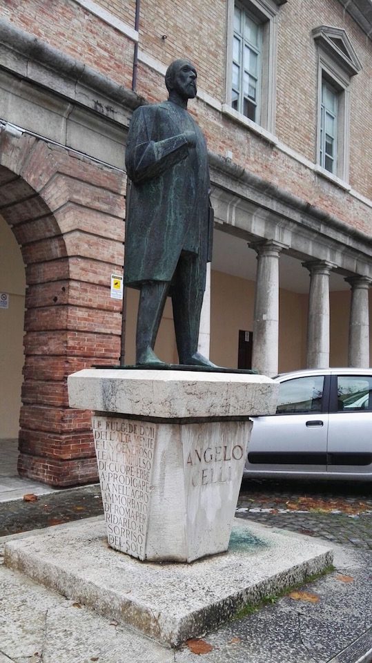 Angelo Celli's monument in Cagli 3..jpg